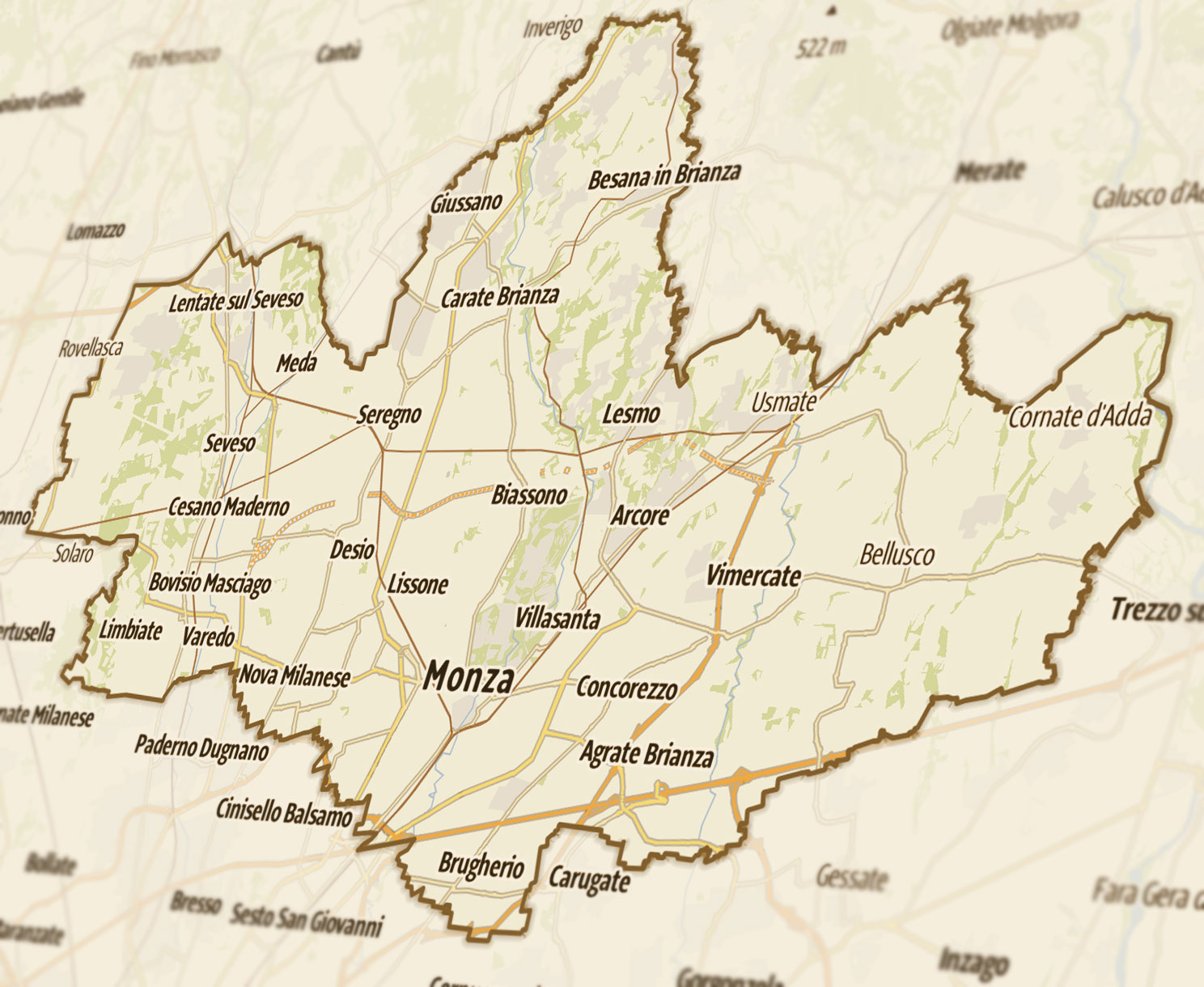 Interventi di pulizia provincia Monza Brianza